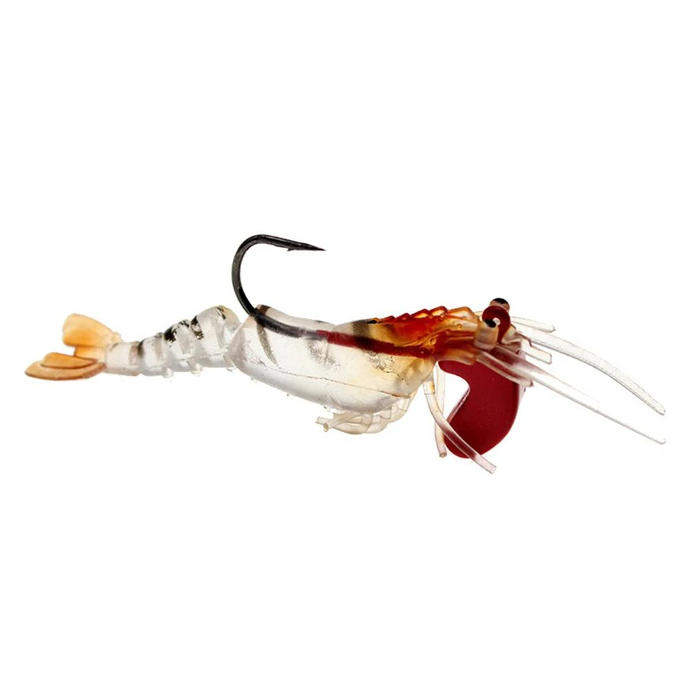 Fargiant Shrimp Fishing Lures Classic Flexible Artificial Soft Insect Bait Bionic Luminous Wobblers Silicone Sea Fishings Tackle