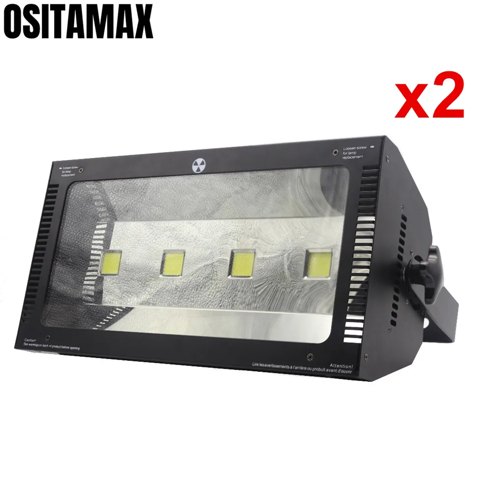 

2PCS/LOT COB LED 4x100w Strobe Light White Color Disco Equipment High Quality Matrix Stroboscope DJ Bar Stage Strobe Lights