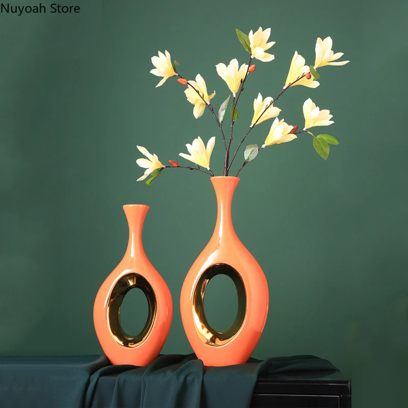 

Современный светильник класса люкс ваза украшения современный домашний Гостиная Цветочная композиция ваза Европейский Творческое Оформление рабочего стола