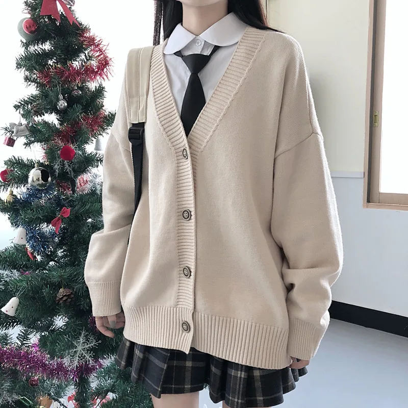 Japanese Fashion College Jk Loose V 