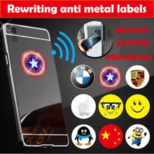 1 шт. UID ключевые бирки наклейки этикетки RFID бирки блок 0 записываемый 13,56 МГц близость анти Металлические Карты Перезаписываемый копия клон дубликат