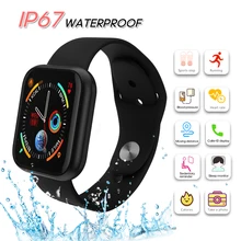 Умный Шагомер для занятий фитнесом IP67 водонепроницаемый спортивный ремешок часы 1.3in дисплей экран сердечного ритма кровяное давление умный трекер