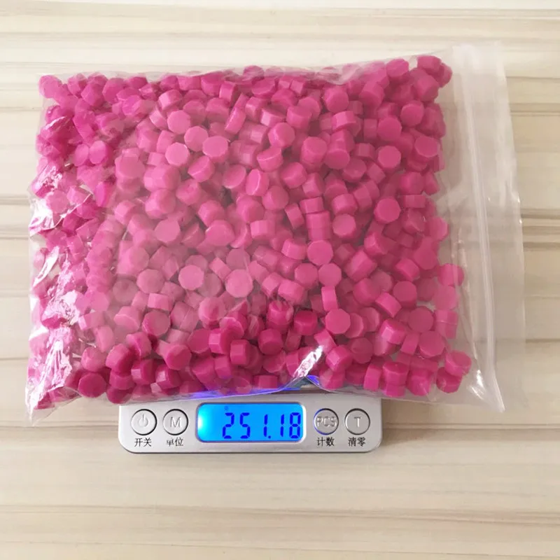 Винтажная печать Восковая краска запечатывание гранул DIY Подарочная коробка