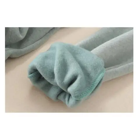 Pea green Осенне-зимние женские брюки теплые плюс бархатные свободные шаровары эластичные талии повседневные спортивные брюки хлопковые брюки женские большие размеры - Цвет: Pea green