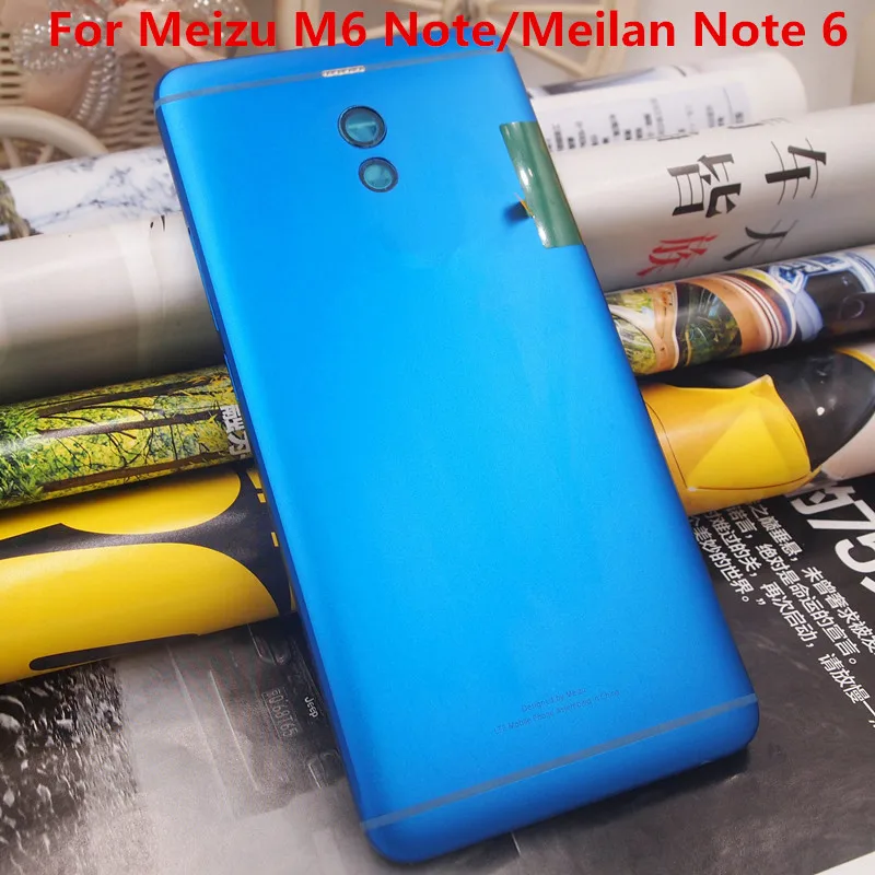 Подарок+ для Meitu Note 6 корпус батарейного отсека задняя крышка чехол Замена для Meizu M6 Note/Meilan Note 6 5,5"