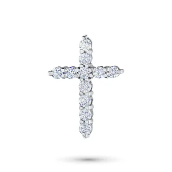 

Pendant in white gold with diamonds