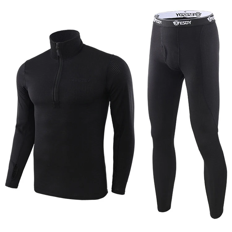 Winter Men Fleece Tactical Underwear Long Johns Uniforms Military Army Polartec Compression Underwear Clothing Sets Lightweight