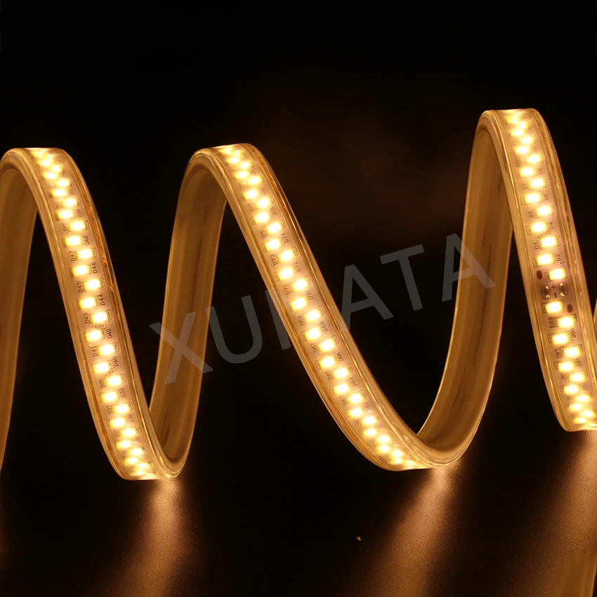 SMD 5730 Светодиодная лента 220В 230В 180leds/m Flex IP67 водонепроницаемая светодиодная 5630 1 м 2