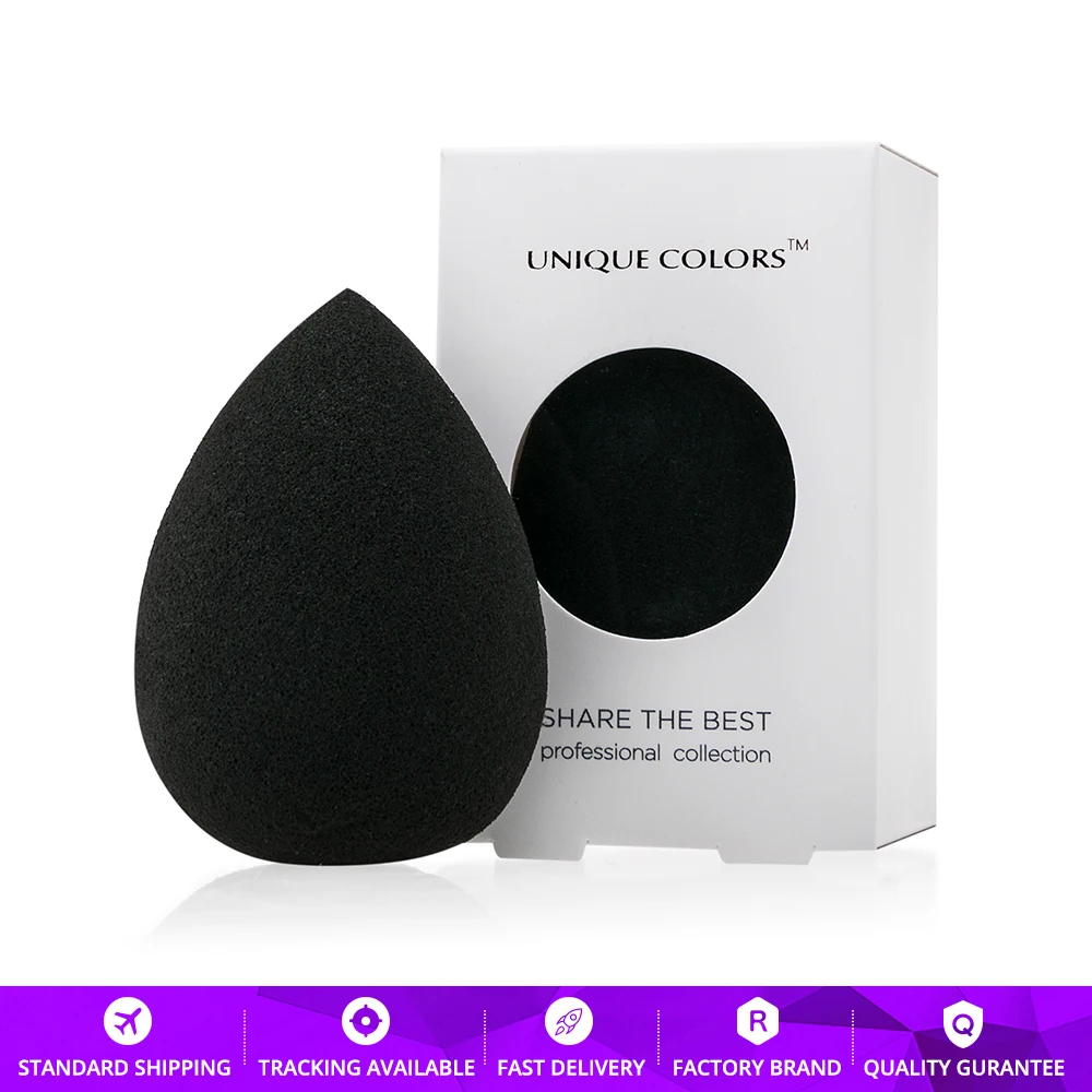 Латексная свободная Капля воды Макияж Блендер для консилера основа BB крем маска бамбуковый уголь гидрофильность губка