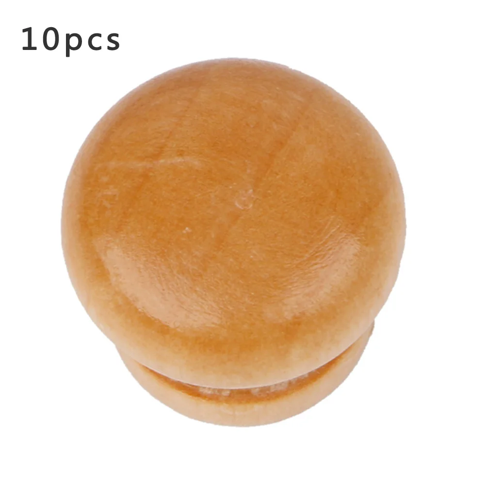

10Pcs/set Wooden Door Knob Cabinet Drawer Cupboard Furniture Pull Handle Durable
