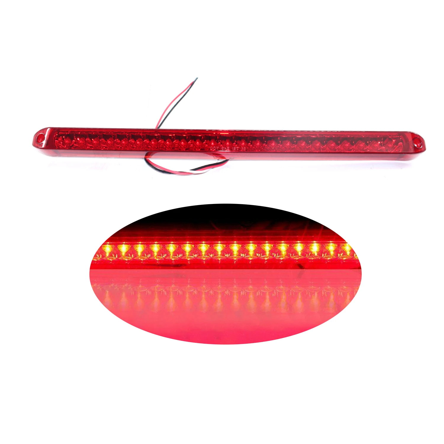 Универсальный 12V тормоза светильник Стоп задний фонарь 23LED 2x1" бар Водонепроницаемый Герметичный для прицепа лодки RV грузовик ВАН КАРАВАН пикап