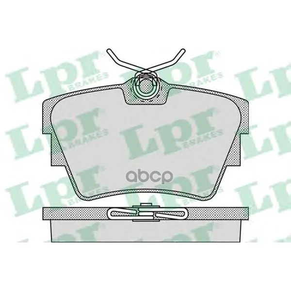 Колодки Тормозные Opel Vivaro 01-/Renault Trafic 01- Задние Lpr 05p946 Lpr арт. 05P946