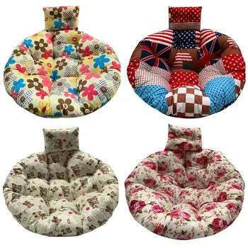 

Hanging Egg Chair Hanging Basket Seat Cushion Detachable Soft Swing Chair Mat Backrest with Pillow