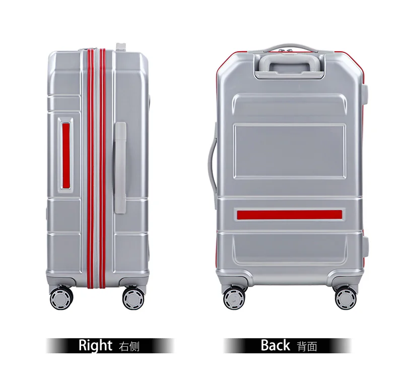 Модный чемодан-Спиннер со встроенным замком TSA, 20 дюймов