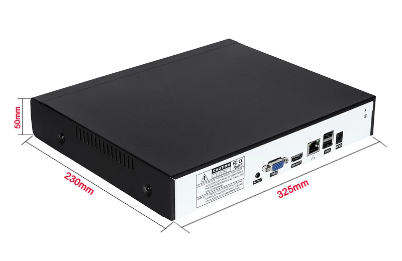 Видеорегистратор Hi3536C XMeye для видеонаблюдения 12 В 5 А 8 Мп 4K 32 канала H.265 + Макс 16 ТБ