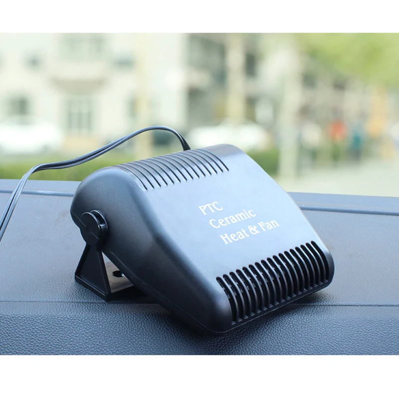 

12v Car Heater Auto Electric Fan Heating Cooling Defrosting Snow Defogger Heated Windshield Cigarette Light Socket Car Heater