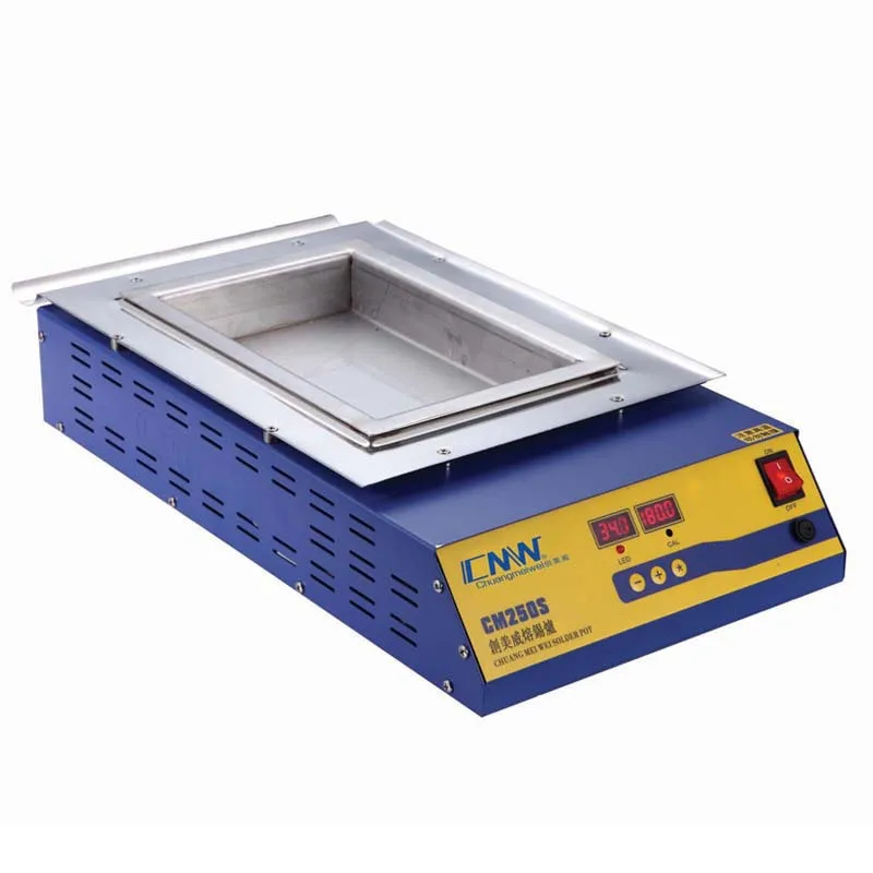 

CM-250S безсвинцовый Двойной Цифровой паяльник Пайка и Распайка для ванной 250*160*45 мм 1800 Вт