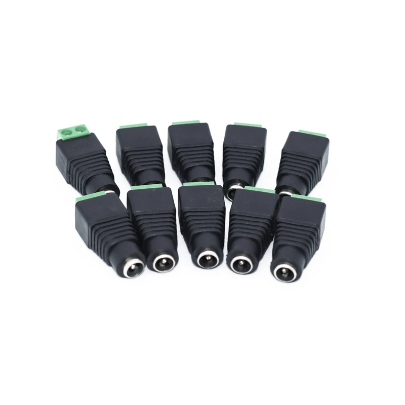 Free shipping10pcs/lot 2.1 x 5.5mm BNC Connector Power Supply Adapter for CCTV Camera System Accessories Converter | Безопасность и