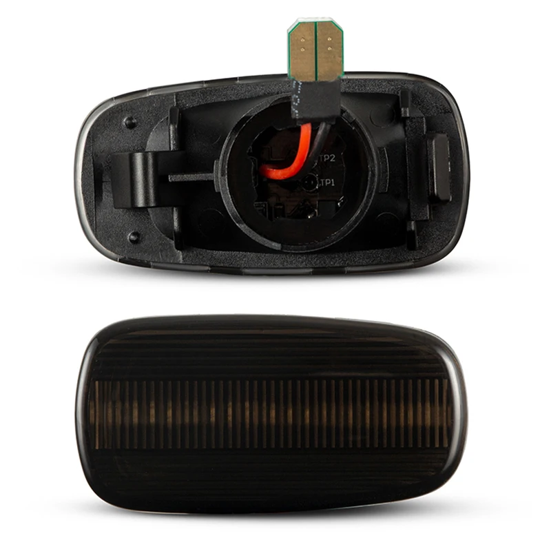 2PcsDynamic Amber LED Side Marker Light Tuan Signal Lamp For Toyota Prius Kluger Wish RAV4 Altezza Crown Land Cruiser Isis Lexus