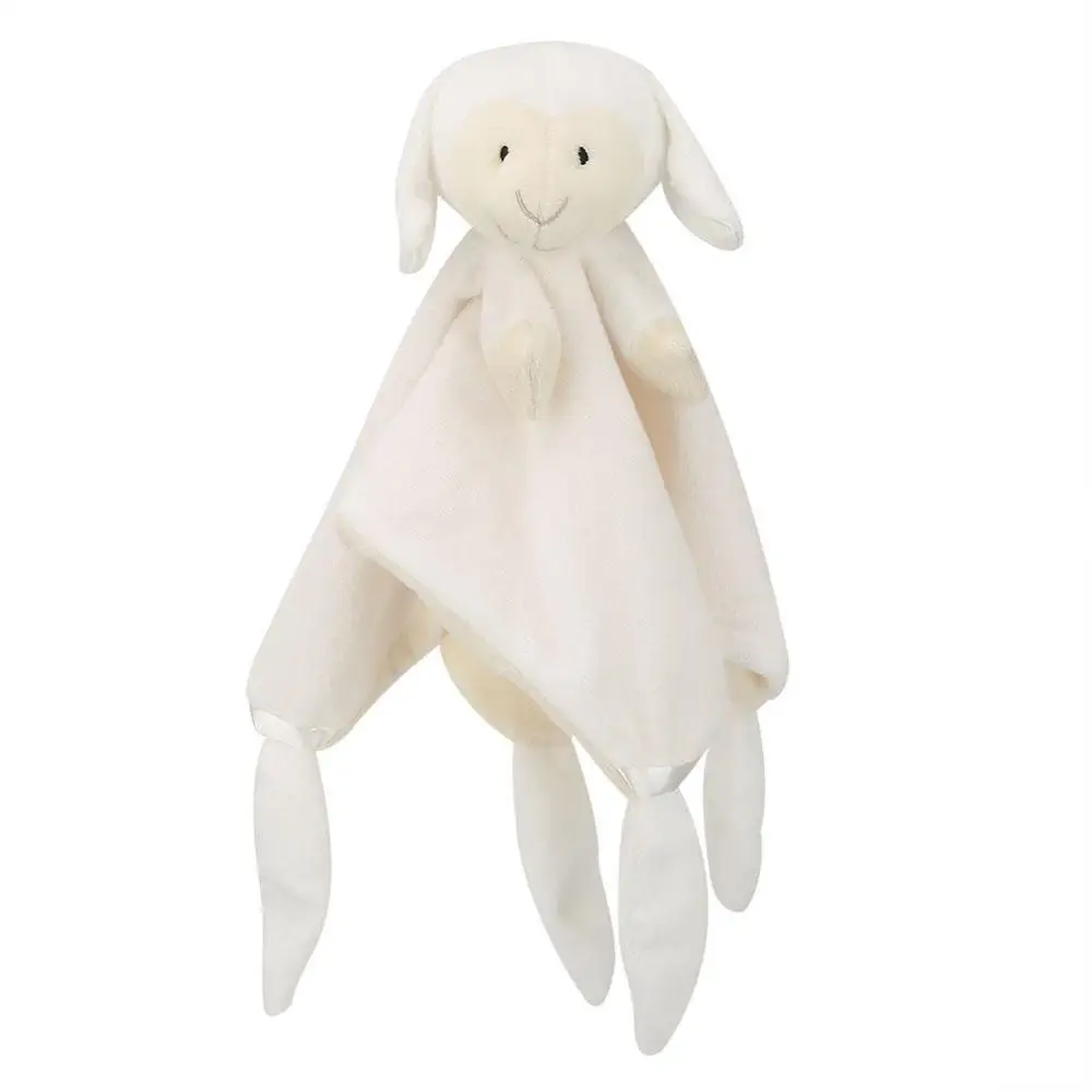 Успокаивающее полотенце для ребенка, плюшевое животное, кукла, безопасное полотенце, одеяло, успокаивающее комфортное полотенце, панда, кролик, защитное одеяло, детские игрушки - Цвет: Plush pp cotton