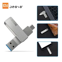 Xiaomi Jessis U диск 32 Гб 64 Гб 128 ГБ рекордер type-C двойной USB флэш-накопитель OTG USB 3,1 USB палка для телефона планшета ПК MAC