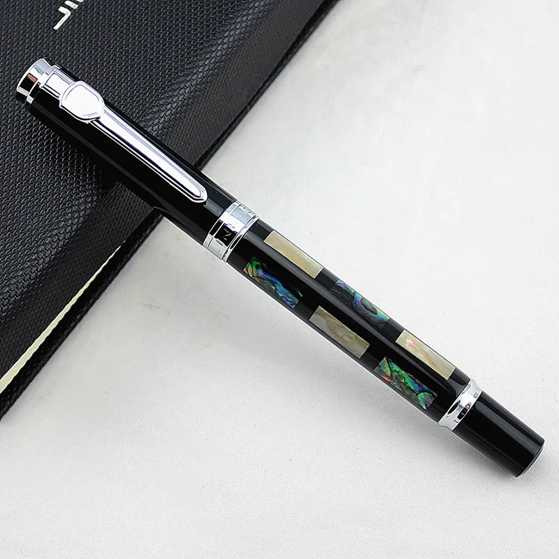 Шариковая ручка Jinhao 8802 с глубоким морским светом и жемчугом для письма чернилами