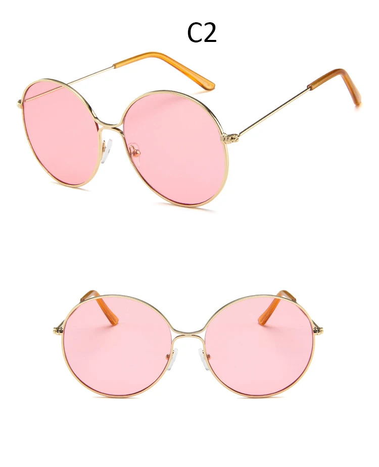 Винтажные женские очки, модные овальные градиентные женские солнцезащитные очки, прозрачные оттенки, круглые солнцезащитные очки из сплава, женские солнцезащитные очки