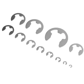 

400pcs E Shape Retaining Ring Circlip Stainless Steel E Clip Set M1.5-M15 Kit 875F