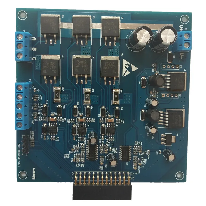 

BLDC Brushless DC Motor Drive Board Development Board Sinusoidal Square Wave Hall Encoder Sensorless Start FOC