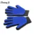ZhangJi Efficient Pet Hair Remover Mitt/Brush Pet Grooming Glove Dog/Cat Cleaning Combs Силиконовые Массажные Перчатки Банные Принадлежности