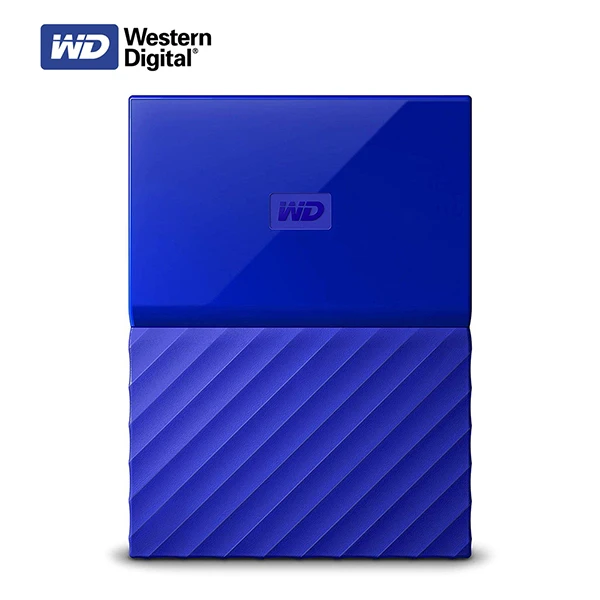 Western Digital My Passport HDD 1 ТБ USB 3,0 портативный внешний жесткий диск - Цвет: Синий