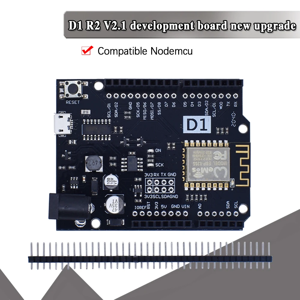 WeMos D1 R2 V2.1.0 NodeMCU WiFi ESP8266 Development Board Compatible Arduino UNO 