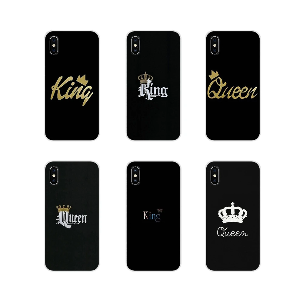 King Queen чехлы для Huawei G7 G8 P7 P8 P9 P10 P20 P30 Lite Mini Pro P Smart Plus 2017 2018 2019 аксессуары телефонов