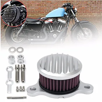 

Aluminum alloy Motorcycle Air Filter Air Cleaner Intake Filter System Kit For Harley Forty Eight Seventy Sportster 1991-2016