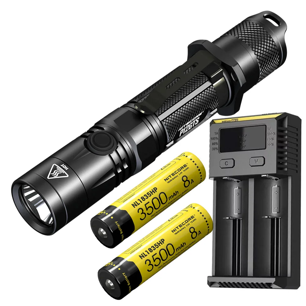 option 6 NITECORE P12GTS тактический фонарь XHP35 HD светодиодный max 1800 люмен дальность луча 226 м наружный фонарь для защиты - Испускаемый цвет: option 6