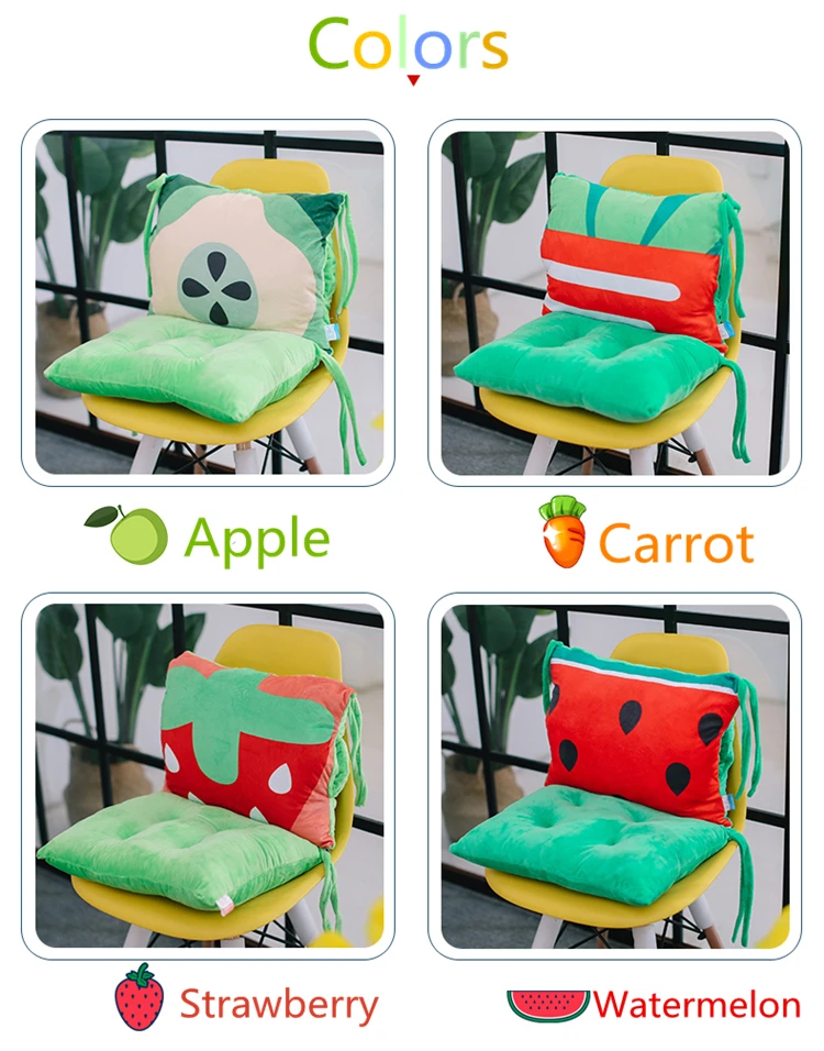 Фрукты дизайн Almofada Decorativa Coussin около 40x40 см не легко деформируется Cojines Decorativos Para диван, совпадающий стул подушка