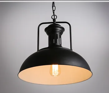 

Modern Hanging Ceiling Lamps Iron Home Decoration E27 Light Fixture Restaurant Industrial Lamp Pendant Lights LED Bulbs Metal AC