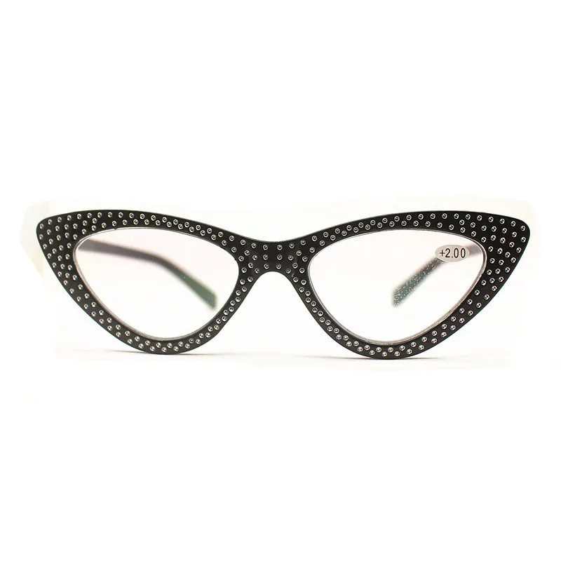 Elbru алмаз дамы элегантный кошачий глаз очки для чтения женщин Мода горный хрусталь украшения пресбиопические очки+ 1.0to 3,5