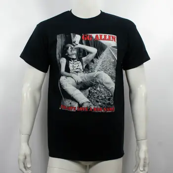 

Authentic GG ALLIN You Give Love A Bad Name Punk Rock T-Shirt S-3XL NEW Mans Unique T Shirts