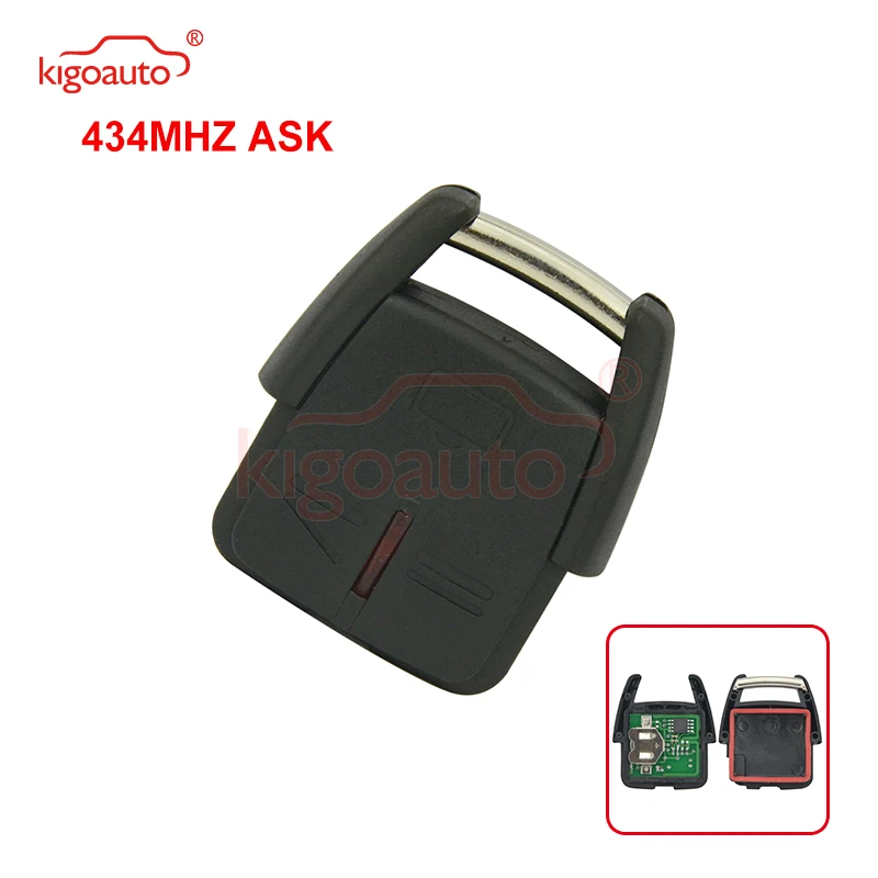 Kigoauto Car Remote Key Fob 3 Pulsanti 434Mhz Chiedi Vauxhall Opel Omega B Astra Zafira Frontera Key