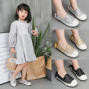 

Children's Leather Shoes Anti-slip Solid Color Breath Kids Baby Girls Boys Soft British Party Student Rubber Baby Shoes Sandals