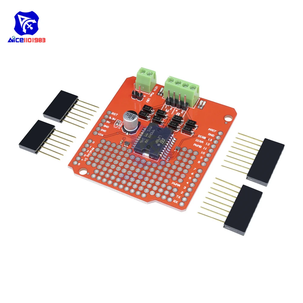 L298P AVR LPC STM32 UNO MEGA 2A Motor Driver Shield For Arduino