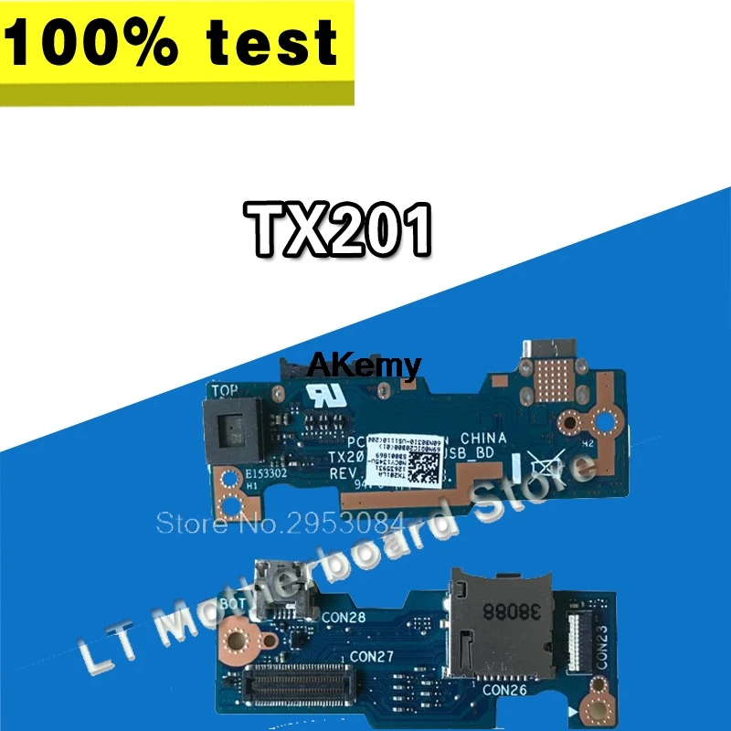 Оригинальный Для For Asus TX201 TX201L TX201LA кард-ридер кабельный интерфейс плата TX201LA_BASE_IO