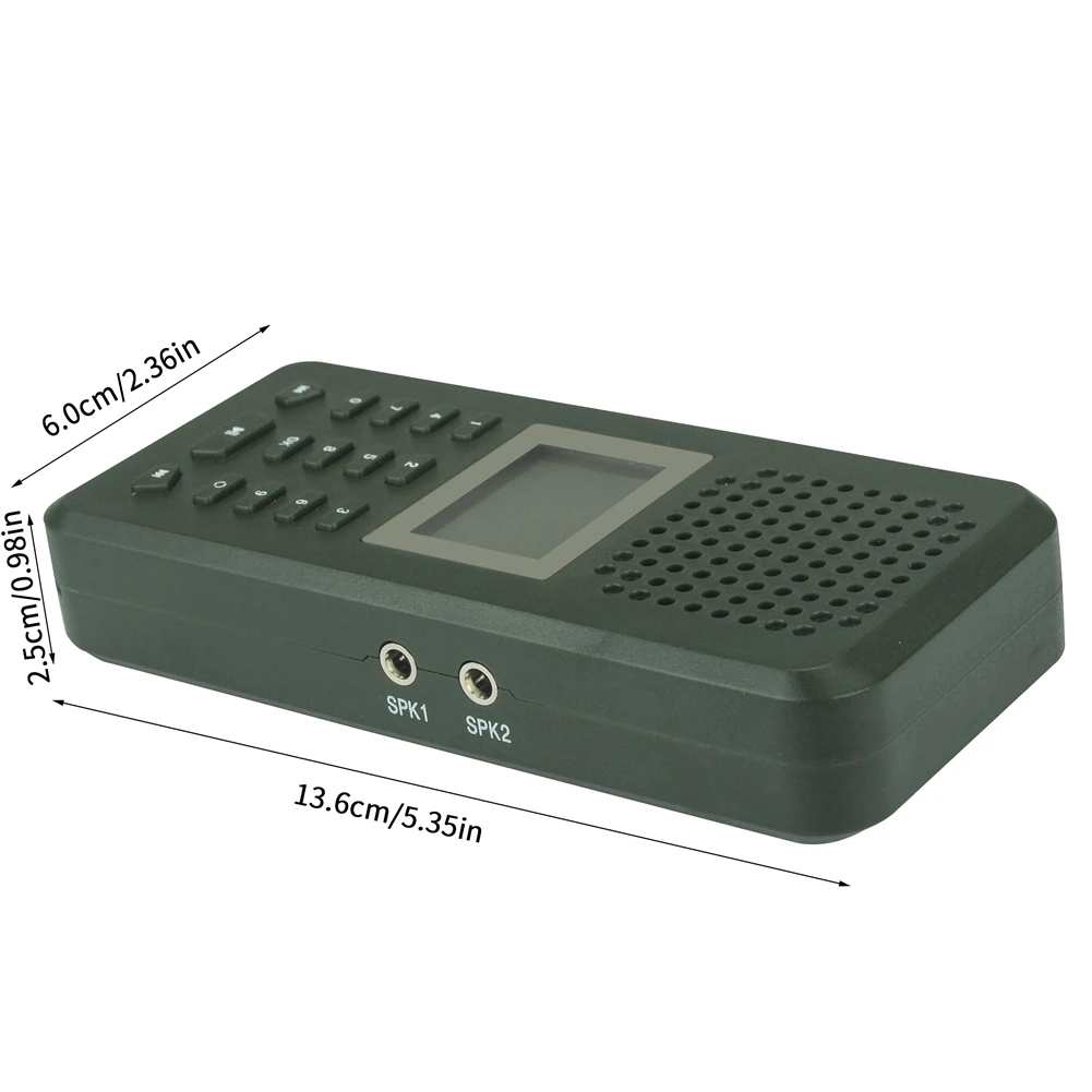 BK1519 Hunting Mp3 Player Bird Caller 20w 126db Electric Speaker With 150 Bird Voices Duck Goose Predator Wildlife Hunting Decoy
