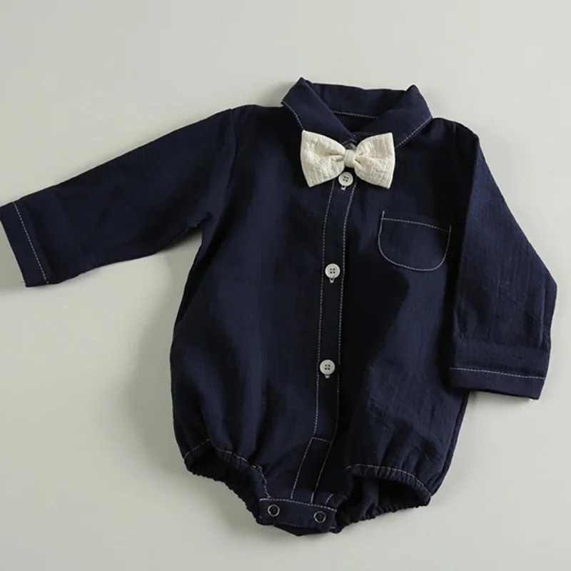 Baby Bodysuit Gentleman Suit for 100 Days Celebration