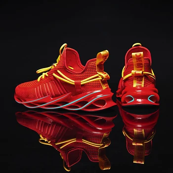 

Hot Sale Flat Men Shoes Breathable Lightweight Vulcanize Shoes Sneakers Casual Mesh Comfortable Lace-up Outdoor Leisure shoes