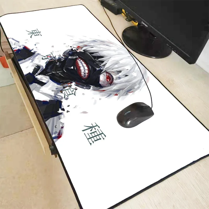 

Mairuige 900x400x3mm Tokyo Ghoul Anime Cartoon Mouse Pad Large Pad To Mouse Computer Mousepad Gaming Locking Edge Mouse Mats