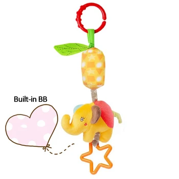 

Infant Toys Mobile Baby Cartoon Animal Plush Toy Bed Rattles Crib Stroller Hanging Bells Toys