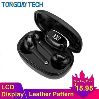 

Tongdaytech TWS T9 Bluetooth 5.0 Earphone 6D LED Display Wireless Earphones Fone De Ouvido Earbuds Headset With Charging Box