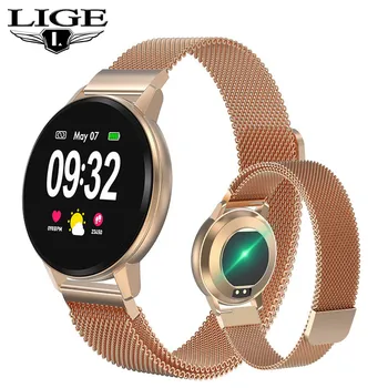 

2020 New LIGE Casual Fashion Smart bracelet Watch Women Mens Fitness Tracker Top Brand Luxury Waterproof Clock Smart Wristband